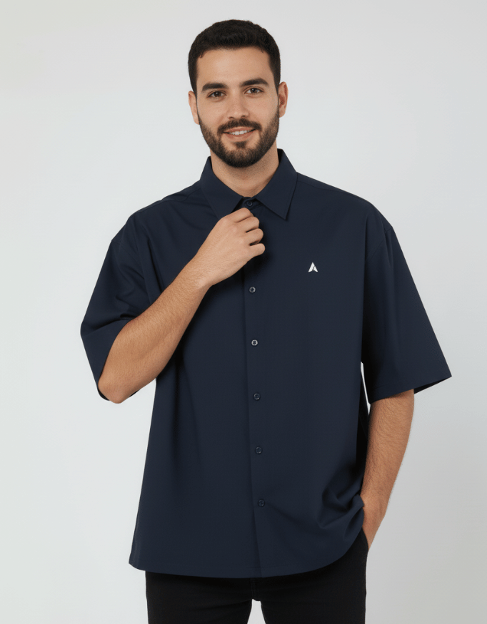 Oversized Cotton Shirt - Ascendury