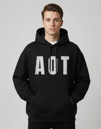 The Titan Slayer Oversized Hoodie – Squad Leader Authority