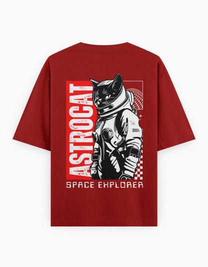 Astrocat Oversized T Shirt– Heavyweight Street Classic - Ascendury