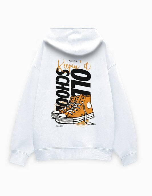 Old School Men Hoodies: Oversized Comfort - Ascendury