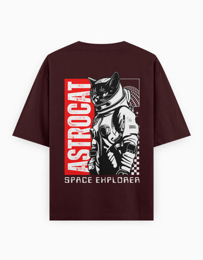 Astrocat Oversized T Shirt– Heavyweight Street Classic - Ascendury