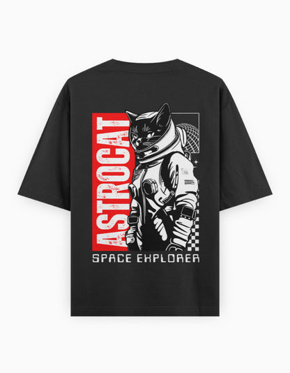 Astrocat Oversized T Shirt– Heavyweight Street Classic - Ascendury