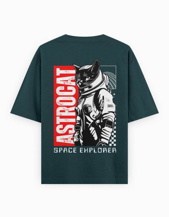 Astrocat Oversized T Shirt– Heavyweight Street Classic - Ascendury