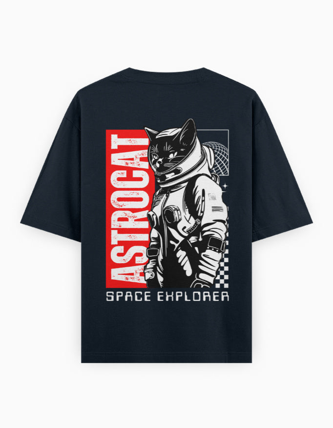 Astrocat Oversized T Shirt– Heavyweight Street Classic - Ascendury