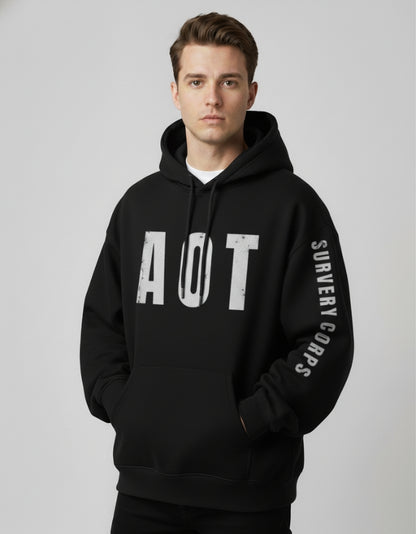 The Titan Slayer Oversized Hoodie – Squad Leader Authority