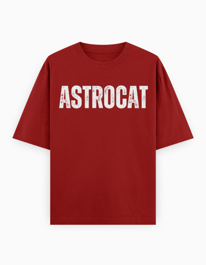 Astrocat Oversized T Shirt– Heavyweight Street Classic - Ascendury