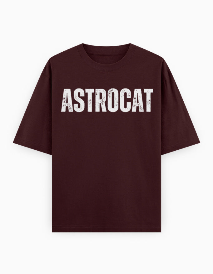 Astrocat Oversized T Shirt– Heavyweight Street Classic - Ascendury