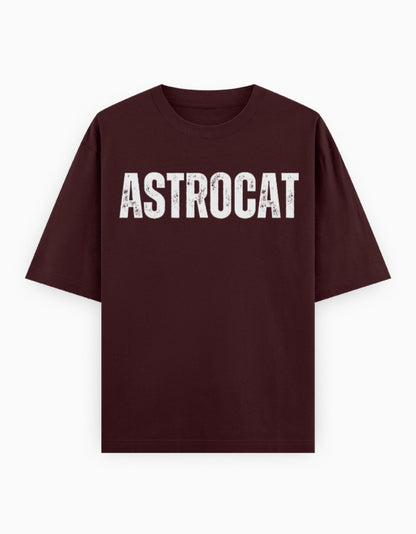 Astrocat Oversized T Shirt– Heavyweight Street Classic - Ascendury