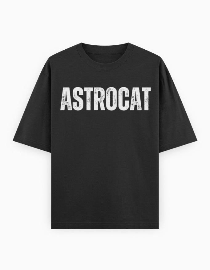Astrocat Oversized T Shirt– Heavyweight Street Classic - Ascendury