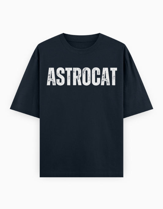 Astrocat Oversized T Shirt– Heavyweight Street Classic - Ascendury
