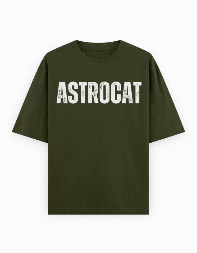 Astrocat Oversized T Shirt– Heavyweight Street Classic - Ascendury