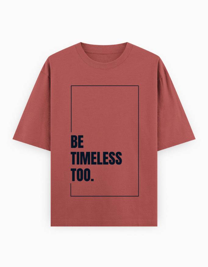 Oversized Cotton T-Shirt – Timeless Ember - Ascendury