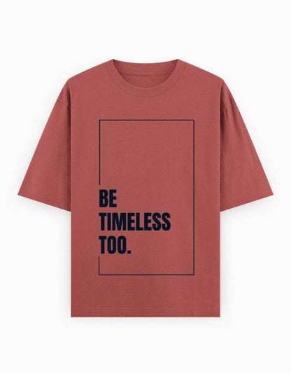 Oversized Cotton T-Shirt – Timeless Ember - Ascendury