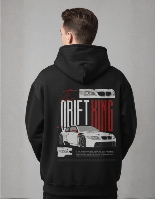 Drift King Oversized Sports Hoodie: Rule the Streets