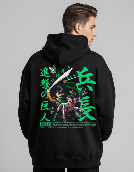 The Titan Slayer Oversized Hoodie – Squad Leader Authority