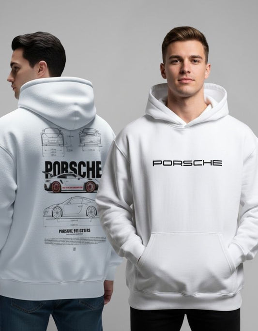Porsche GT Oversize Hoodie - White