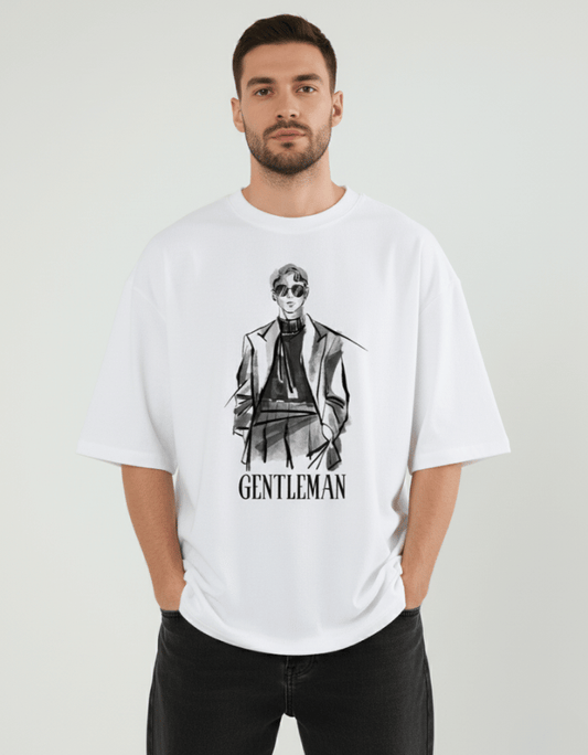 The Gentleman Terry Oversized Tee — Effortlessly Refined